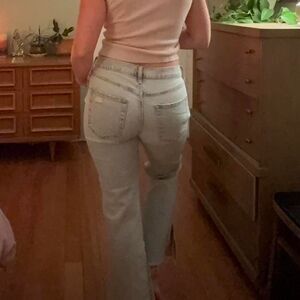 Gap 90's Loose Mid-Rise Women's Jeans Light Wash Size 29